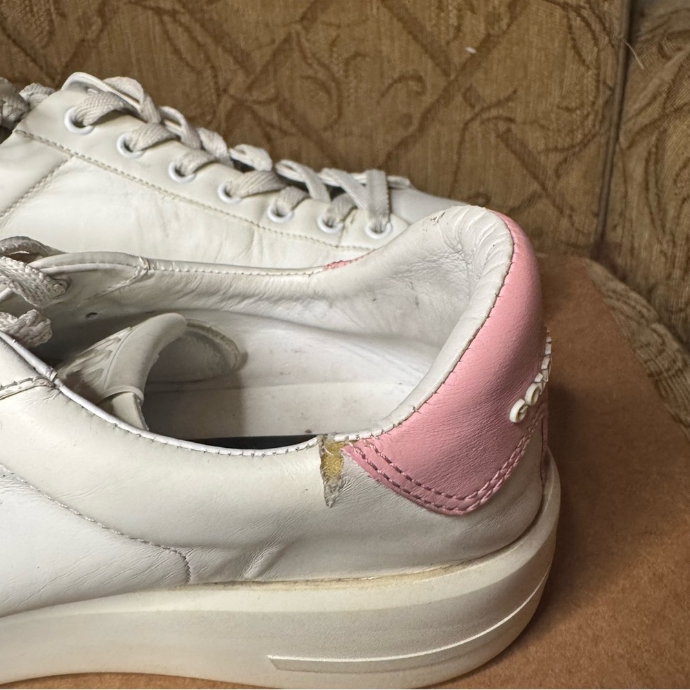 Golden Goose PURESTAR Low Top Sneaker (white / pink glitter) Size‎ 39 - Picture 4 of 10